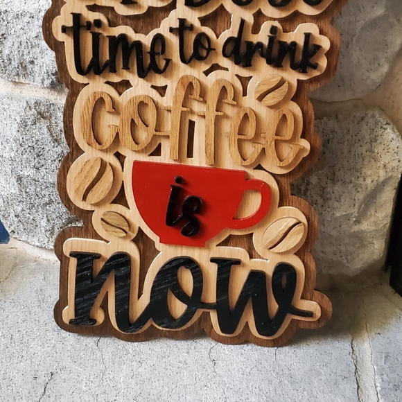 Layered Coffee Sign NEW - Picture 10 of 12